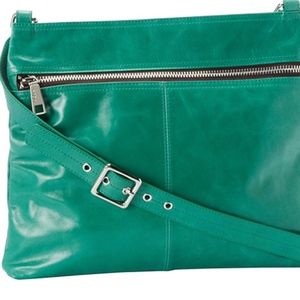 Hobo Lorna model crossbody purse in JADE